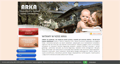 Desktop Screenshot of nzoz-arka.eu
